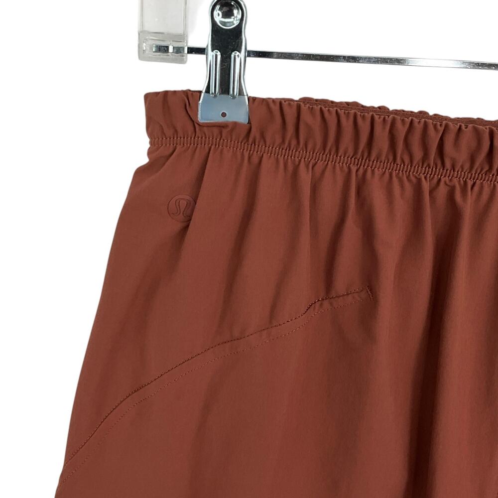 Lululemon Lightweight Mid Rise Barrel Leg Cropped Pant Ancient Copper Womens 8 - Picture 6 of 11